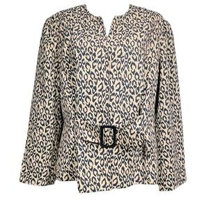 Isabella Animal Print Blazer